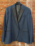 J.Ferrar Navy & Green Plaid Jacket 44R
