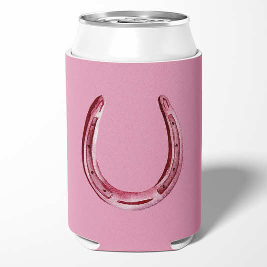 Paxton'sPink Horseshoe Can CoolerGiftbeer,Derby,Gift,horse,horse racing,horse shoes,horses