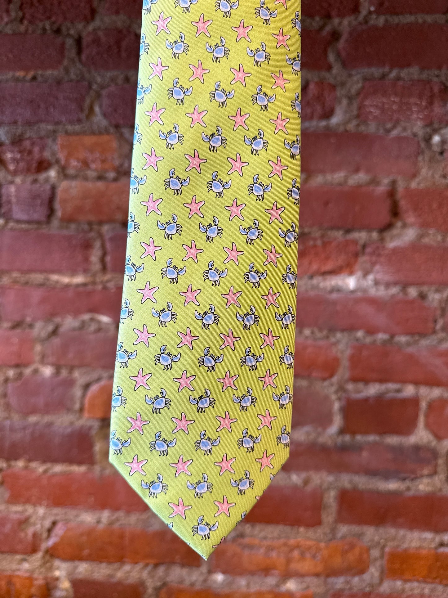 Sero Silk Green Beach Tie