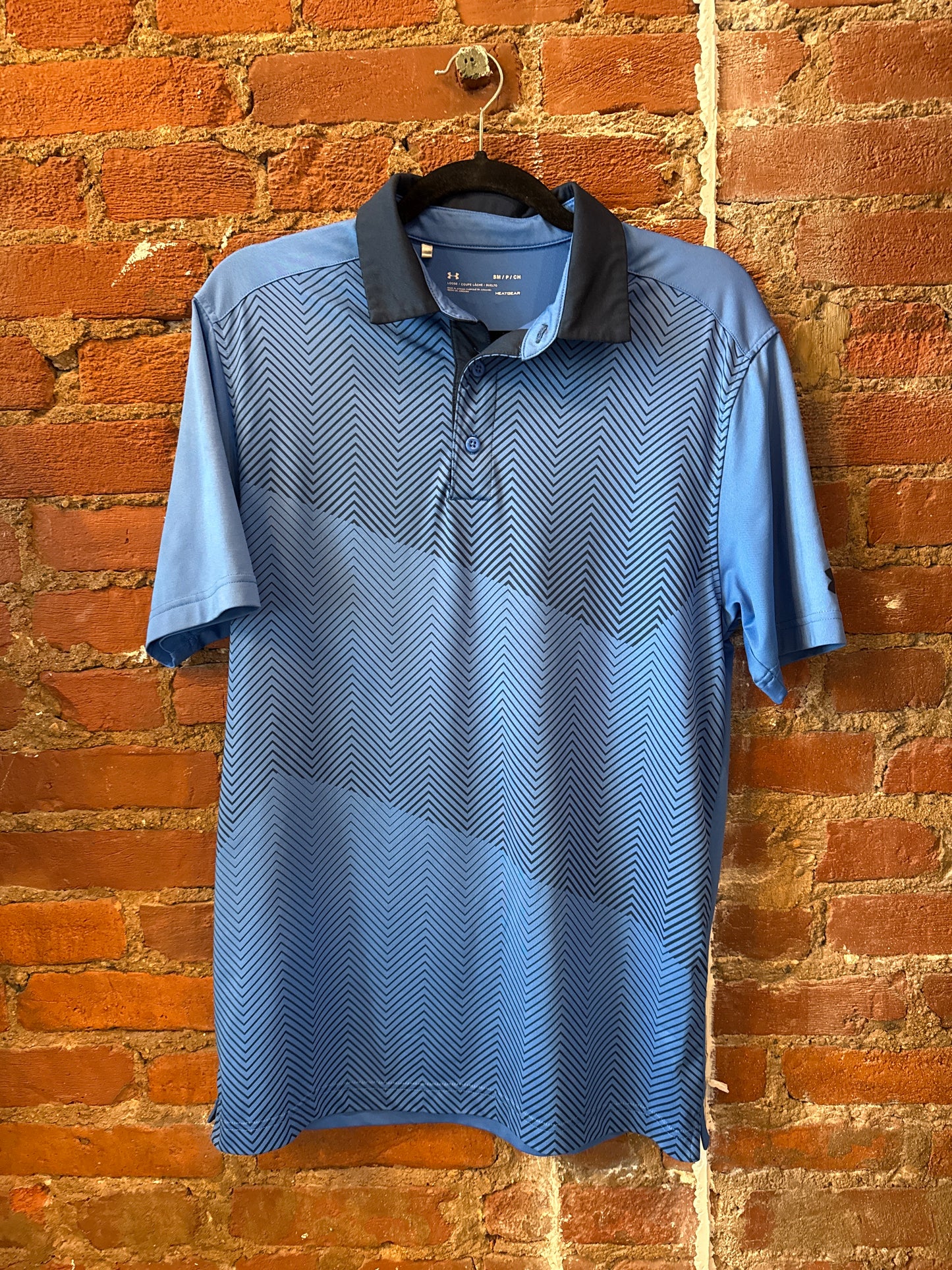 Under Armor Blue Golf Polo