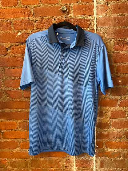Under Armor Blue Golf Polo