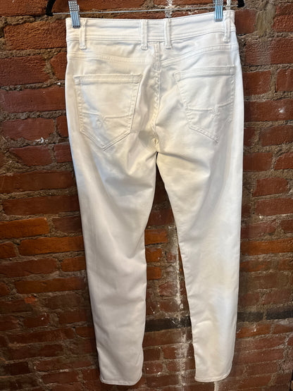 White Slim Fit Jeans