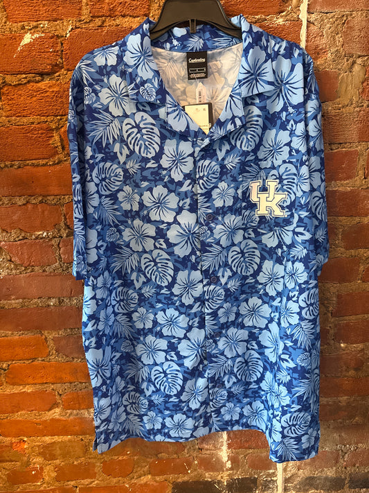 UK Kentucky Hawaiian Shirt L