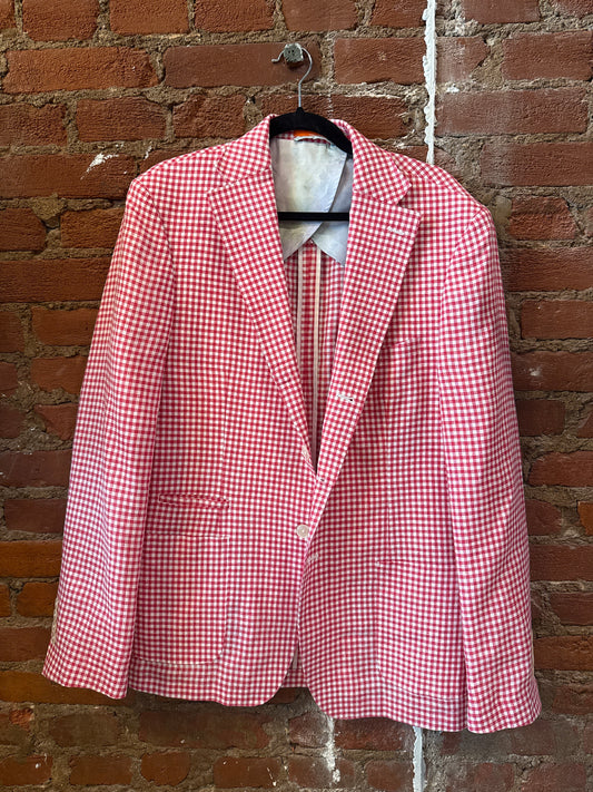 Tallia Pink Gingham Jacket 40R