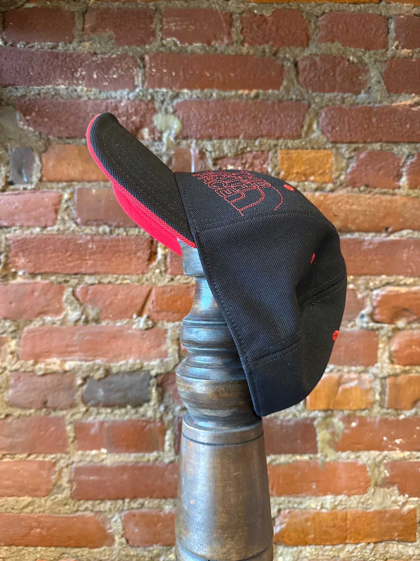 North Face Red Stitch Hat