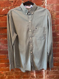 IZOD Purple & Green Plaid LS Shirt