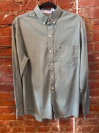 IZOD Purple & Green Plaid LS Shirt