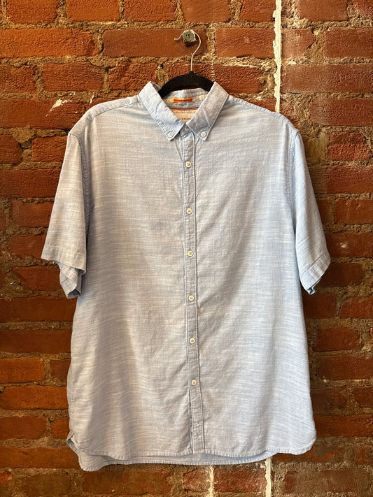 Denim & Flower Linen SS Button Down