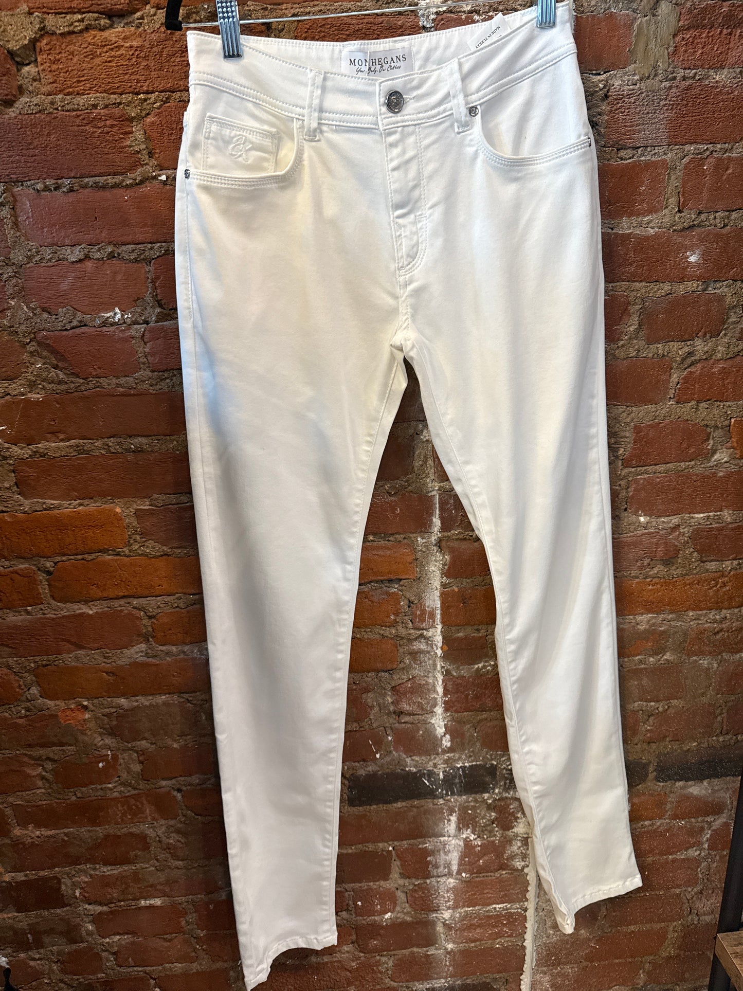 White Slim Fit Jeans