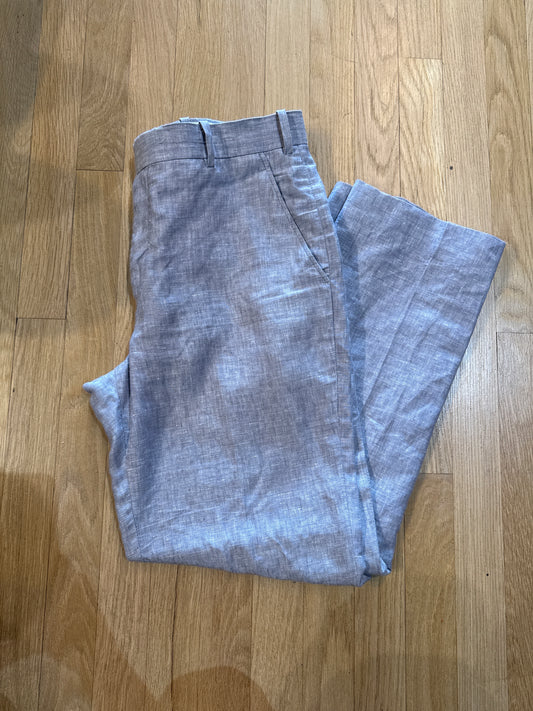 SS Grey Linen Pants 32R
