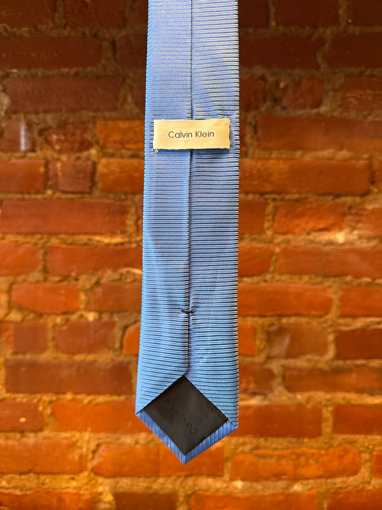 Calvin Klein Blue Silk Tie