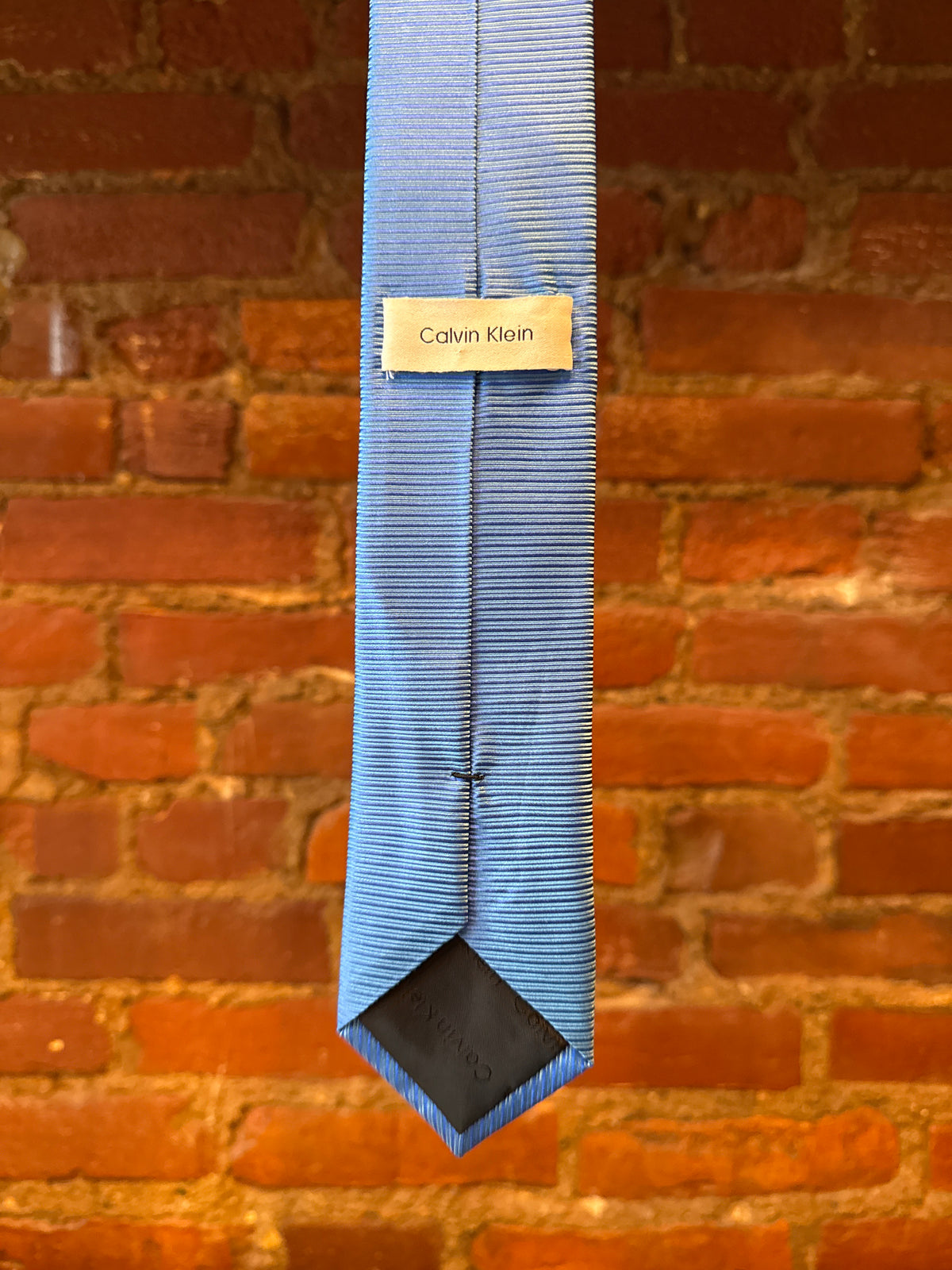 Calvin Klein Blue Silk Tie