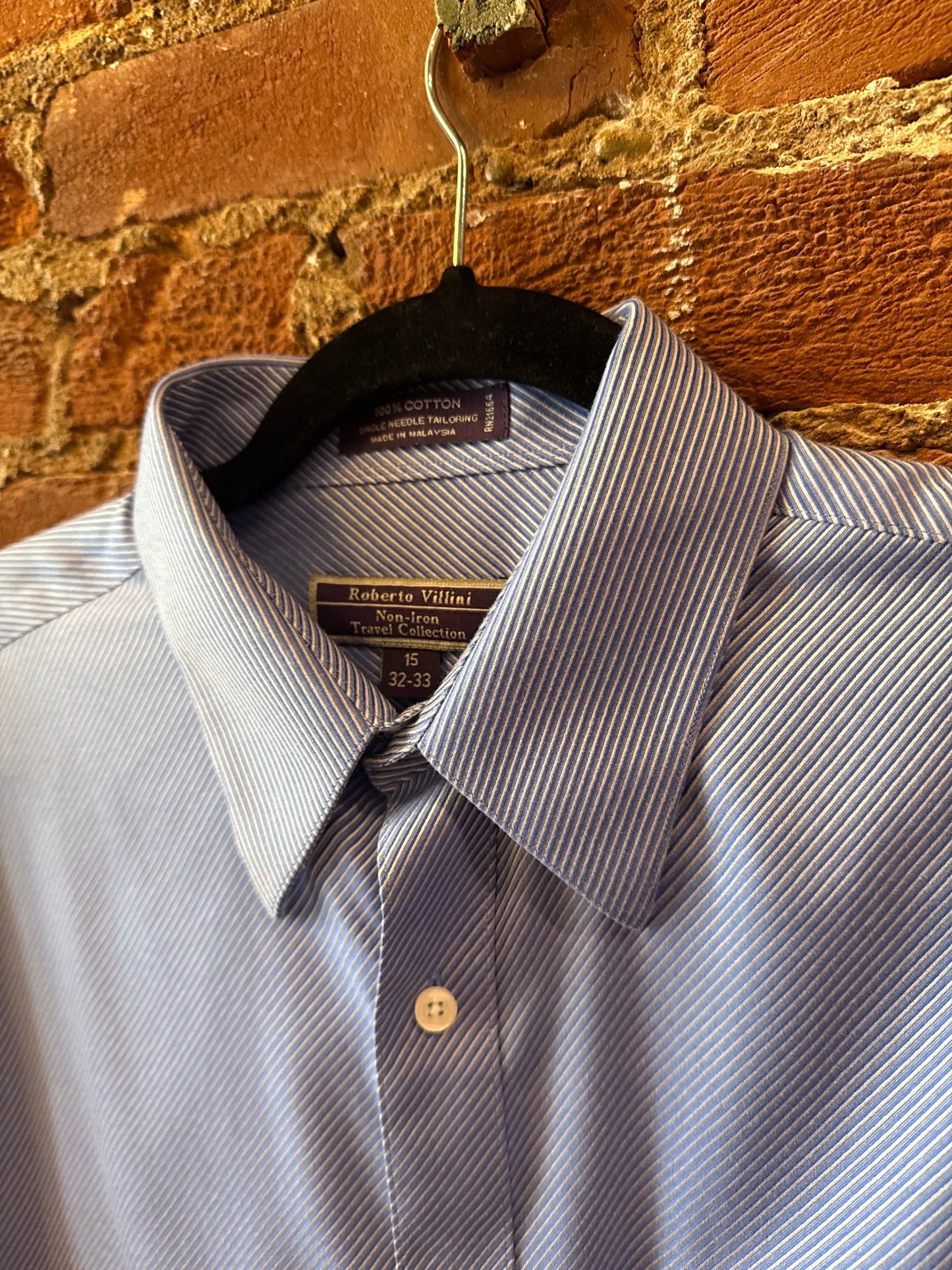 Robert Vanilli Blue Dress Shirt