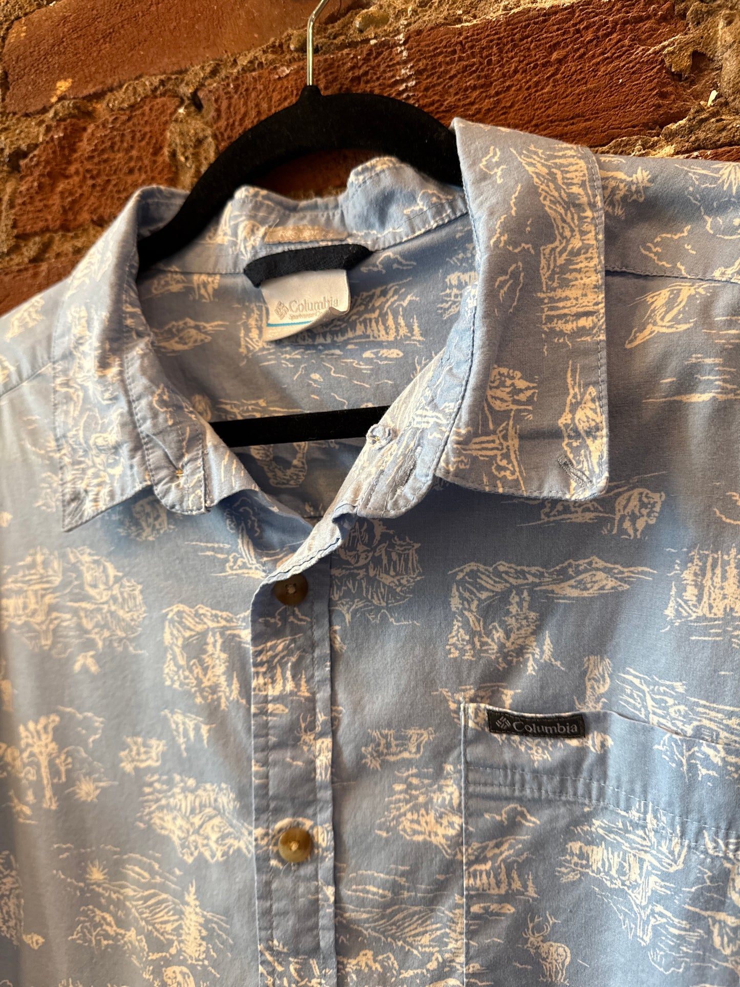 Columbia Blue SS Shirt
