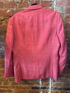 Red Linen Sport Coat 40R