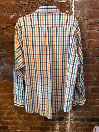 Brooks Brother Summer Plaid Button Up