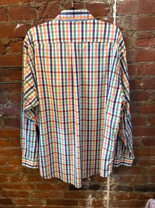 Brooks Brother Summer Plaid Button Up