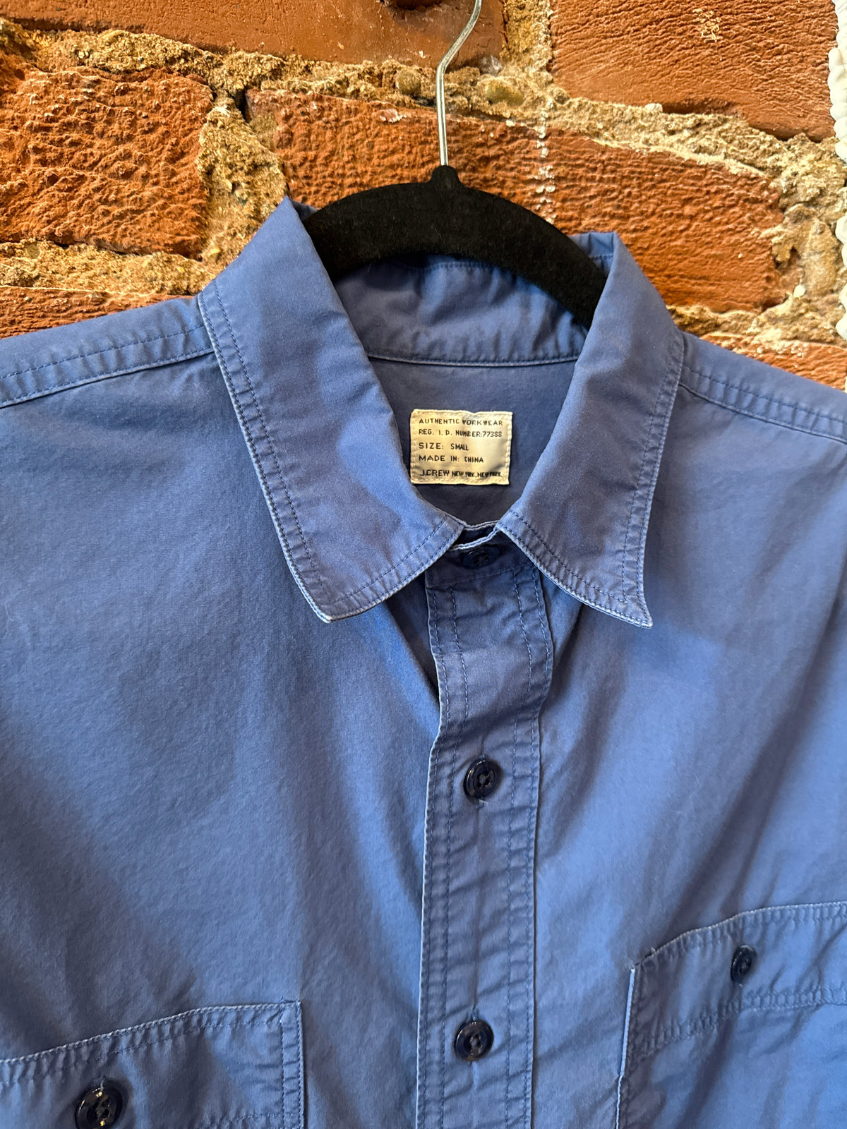 JCrew Dark Blue LS Shirt