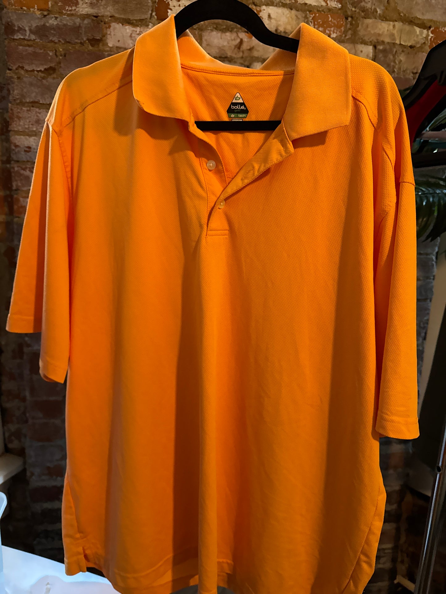 Orange Bolle Golf Polo