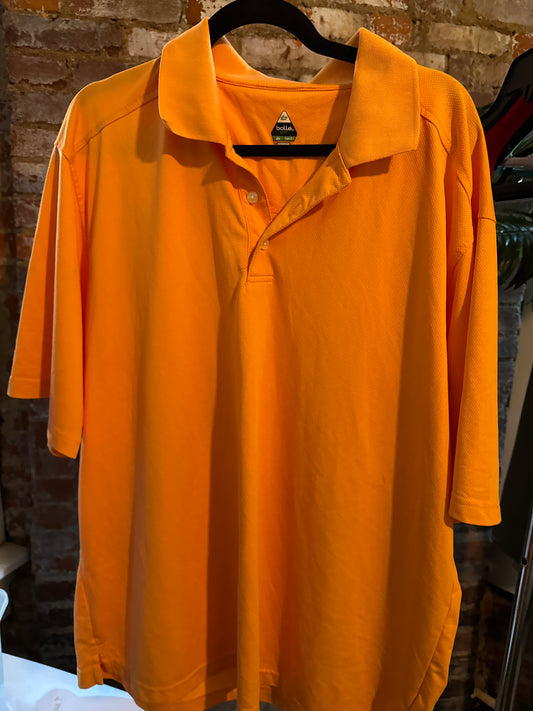Orange Bolle Golf Polo