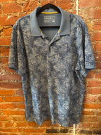 Eddie Bauer Navy Pattern Polo