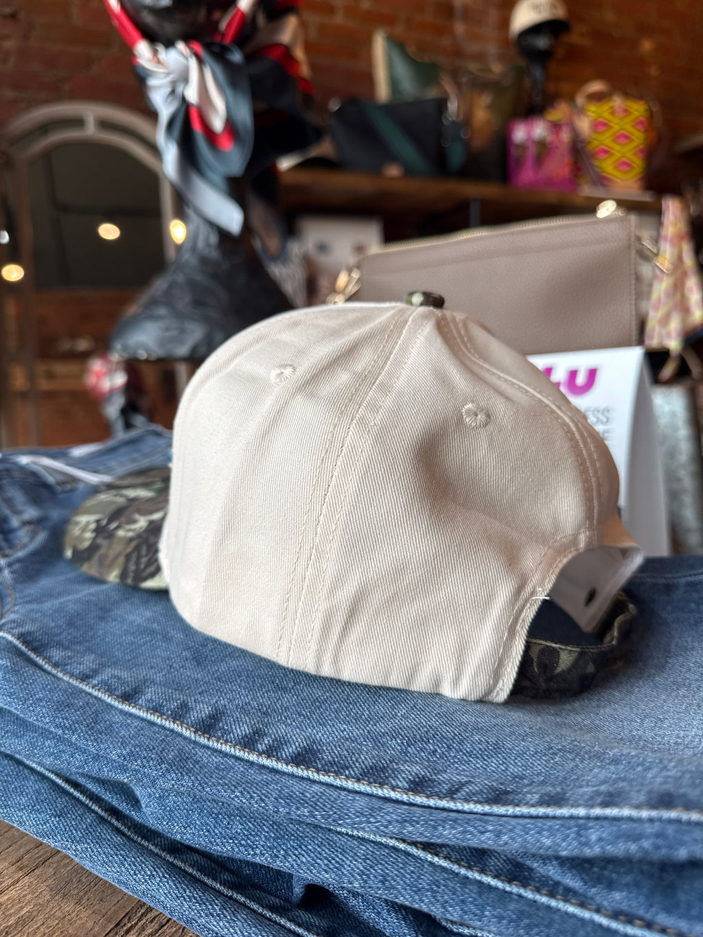 Camo Happy Camper Trucker Hat