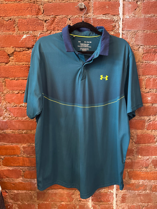UA Teal & Lime Polo