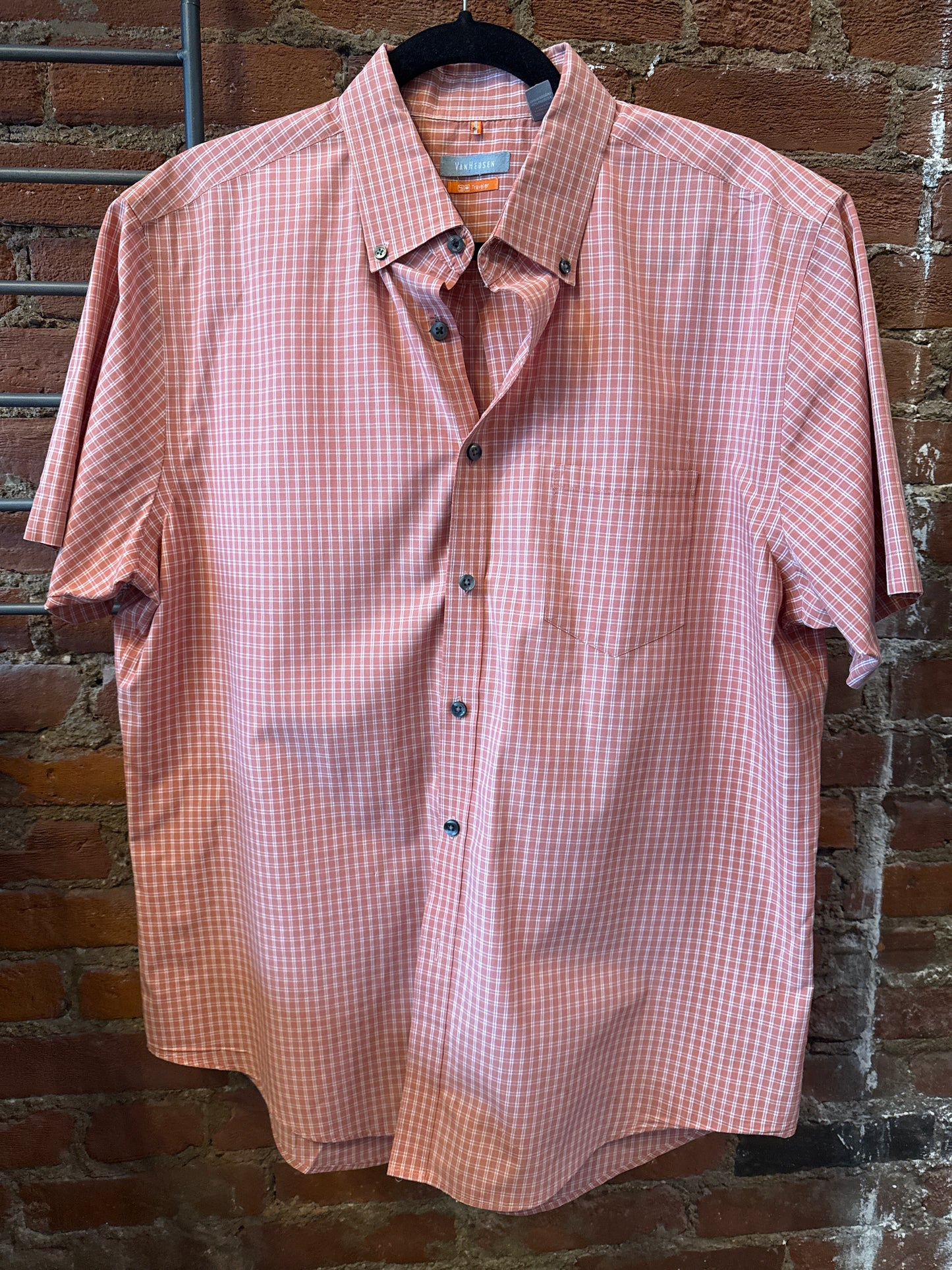 Van Heusen Travel Shirt- Short Sleeve