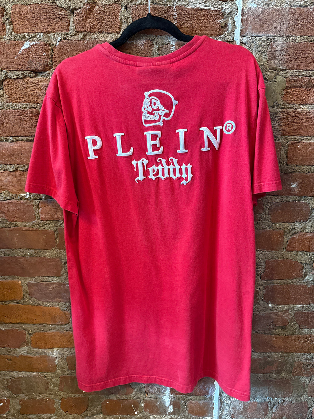 Philipp Plein Homme Red Teddy Tshirt