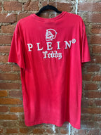 Philipp Plein Homme Red Teddy Tshirt