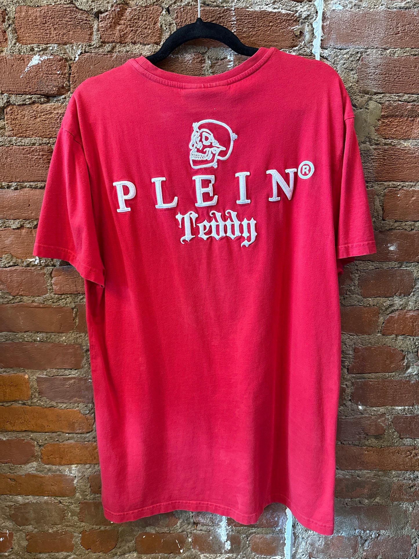 Philipp Plein Homme Red Teddy Tshirt