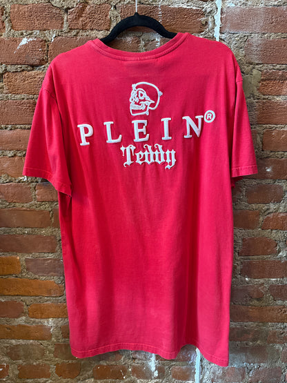 Philipp Plein Homme Red Teddy Tshirt