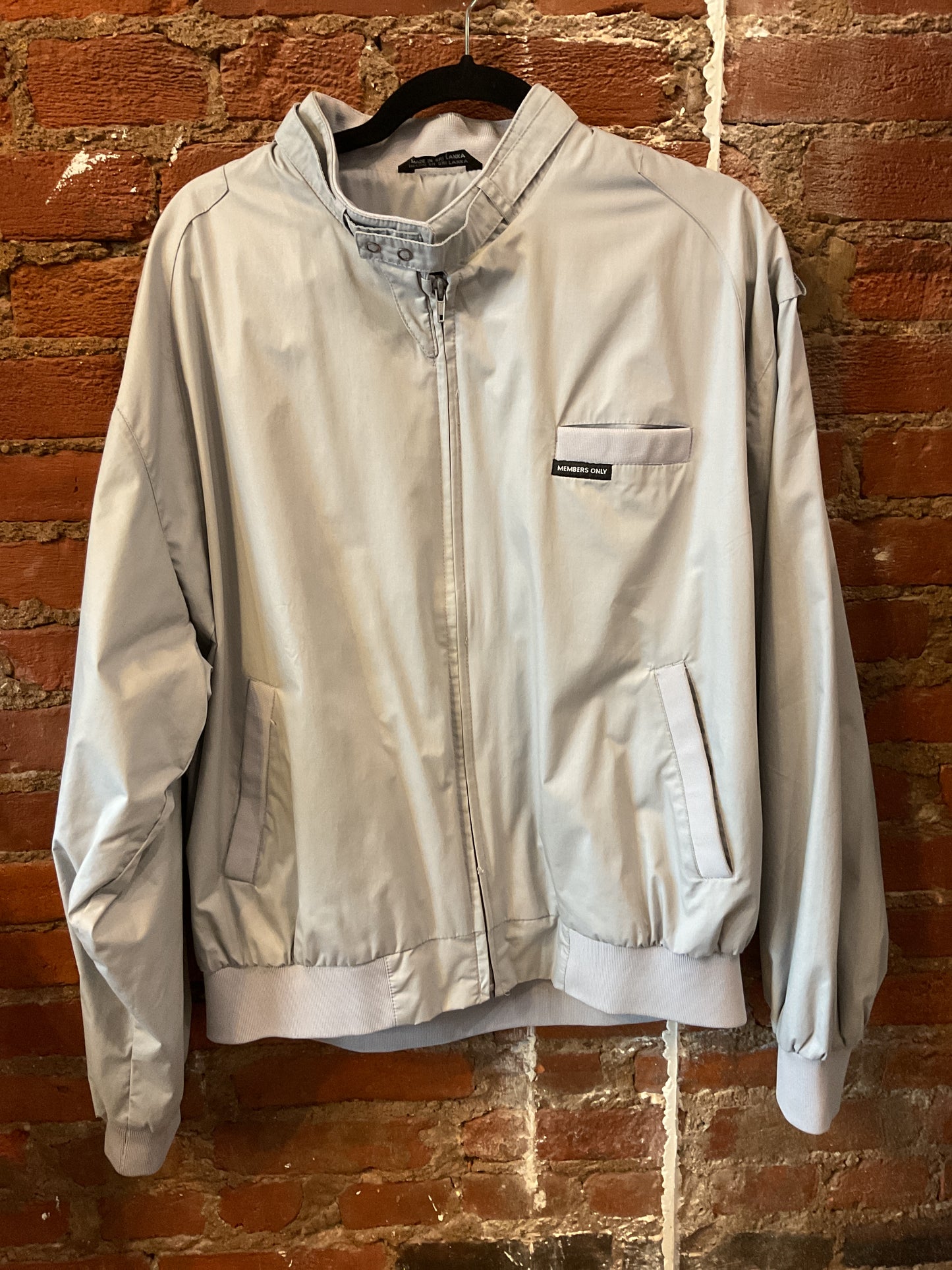 Grey Members Only Jacket