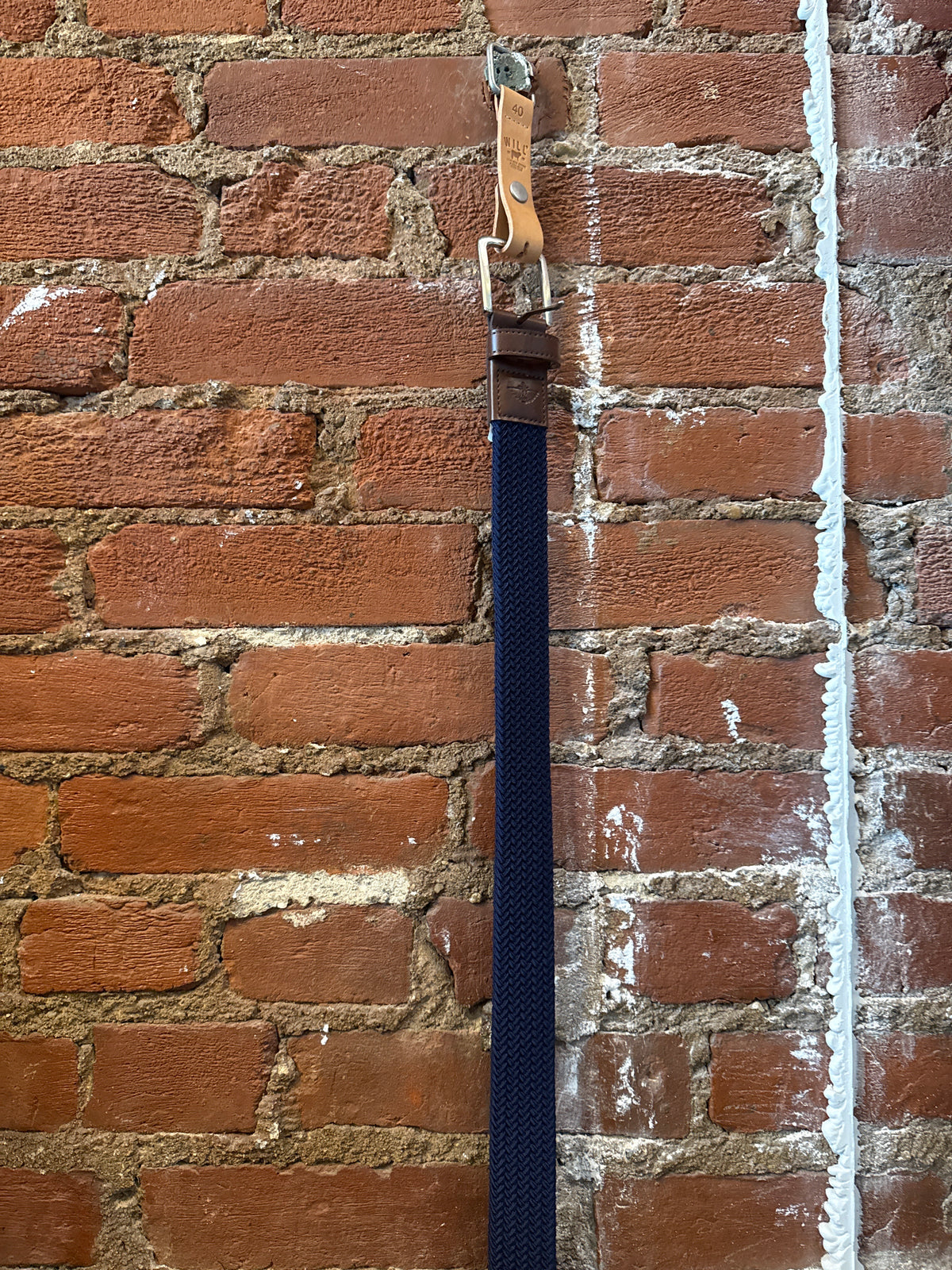 Dockers Navy Woven Belt 38/40