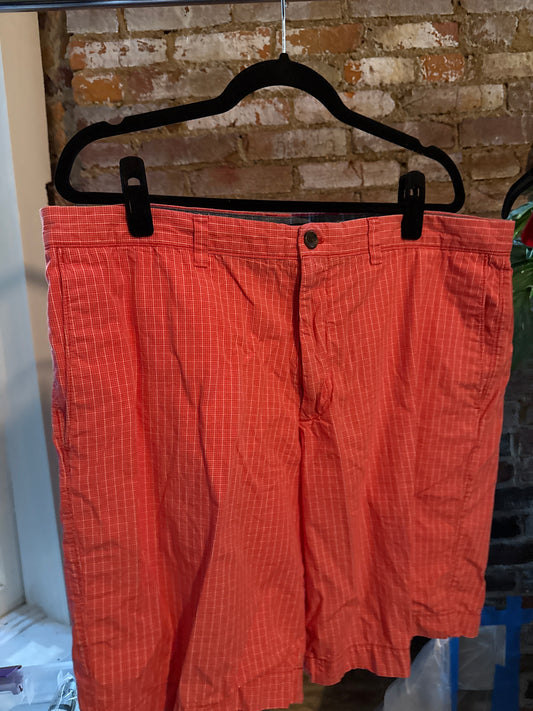 BR Red Checkered Shorts