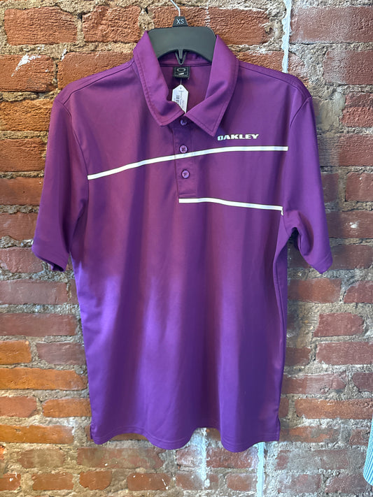 Oakley Purple Golf Polo M