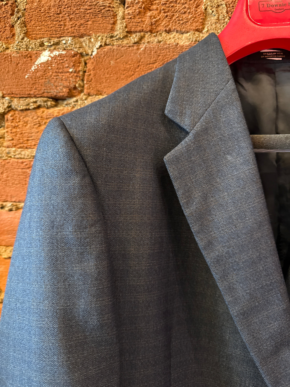 HS&Marx Navy Plaid Jacket 43R
