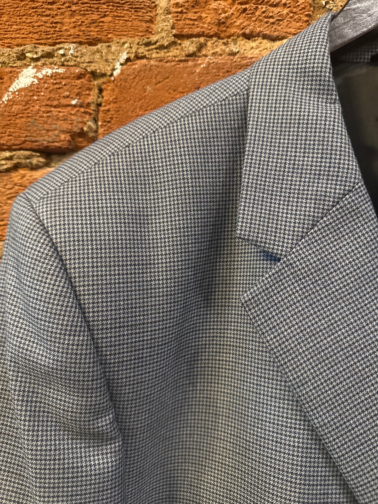 Haggar Navy/Grey Houndstooth 50R