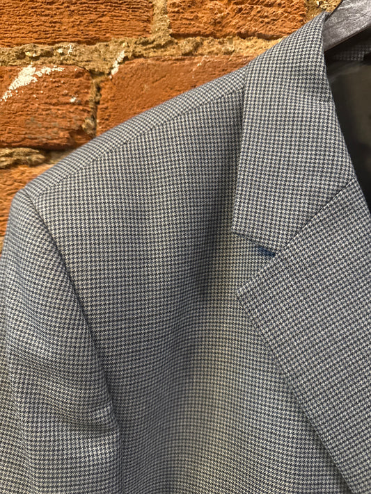 Haggar Navy/Grey Houndstooth 50R