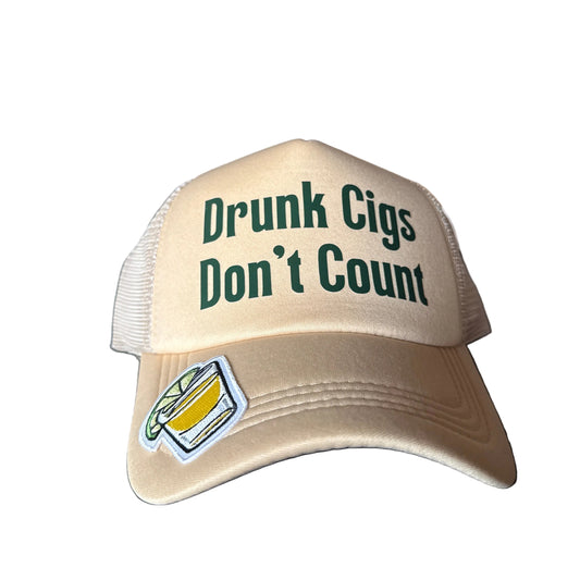 Drunk Cigs Patch Hat