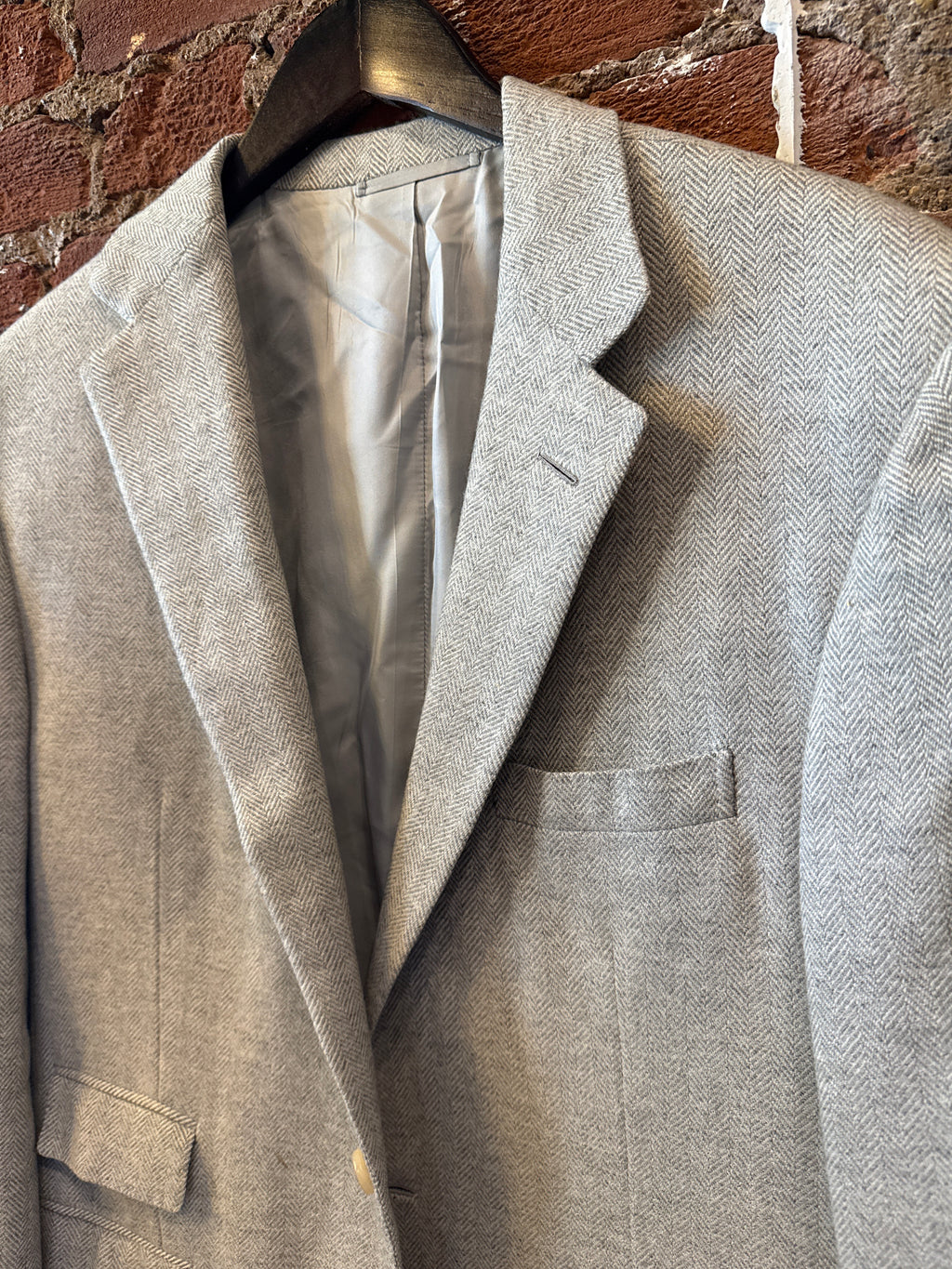 Ralph Lauren Cashmere Herringbone Blazer 42R