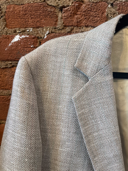 Emilio Duval Herringbone Tan Jacket 44L