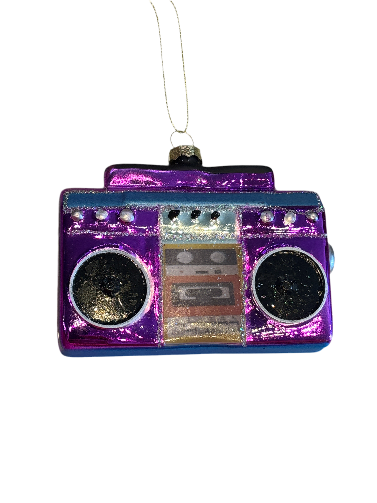 Pink Boombox Ornament