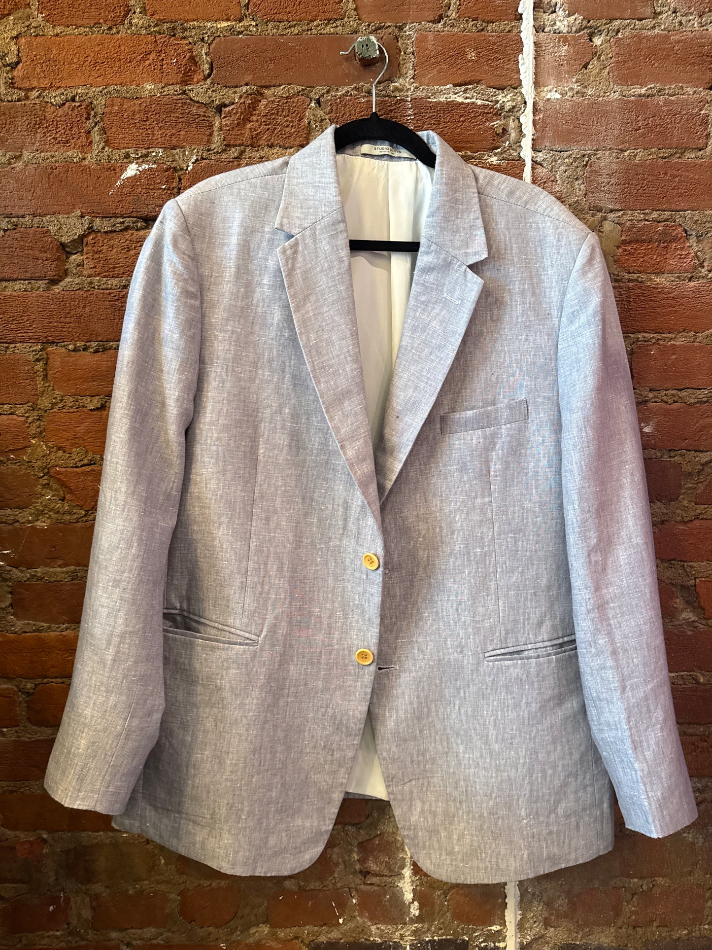 SS Grey Linen Jacket 44S