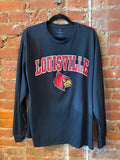 UofL LS Black Tshirt