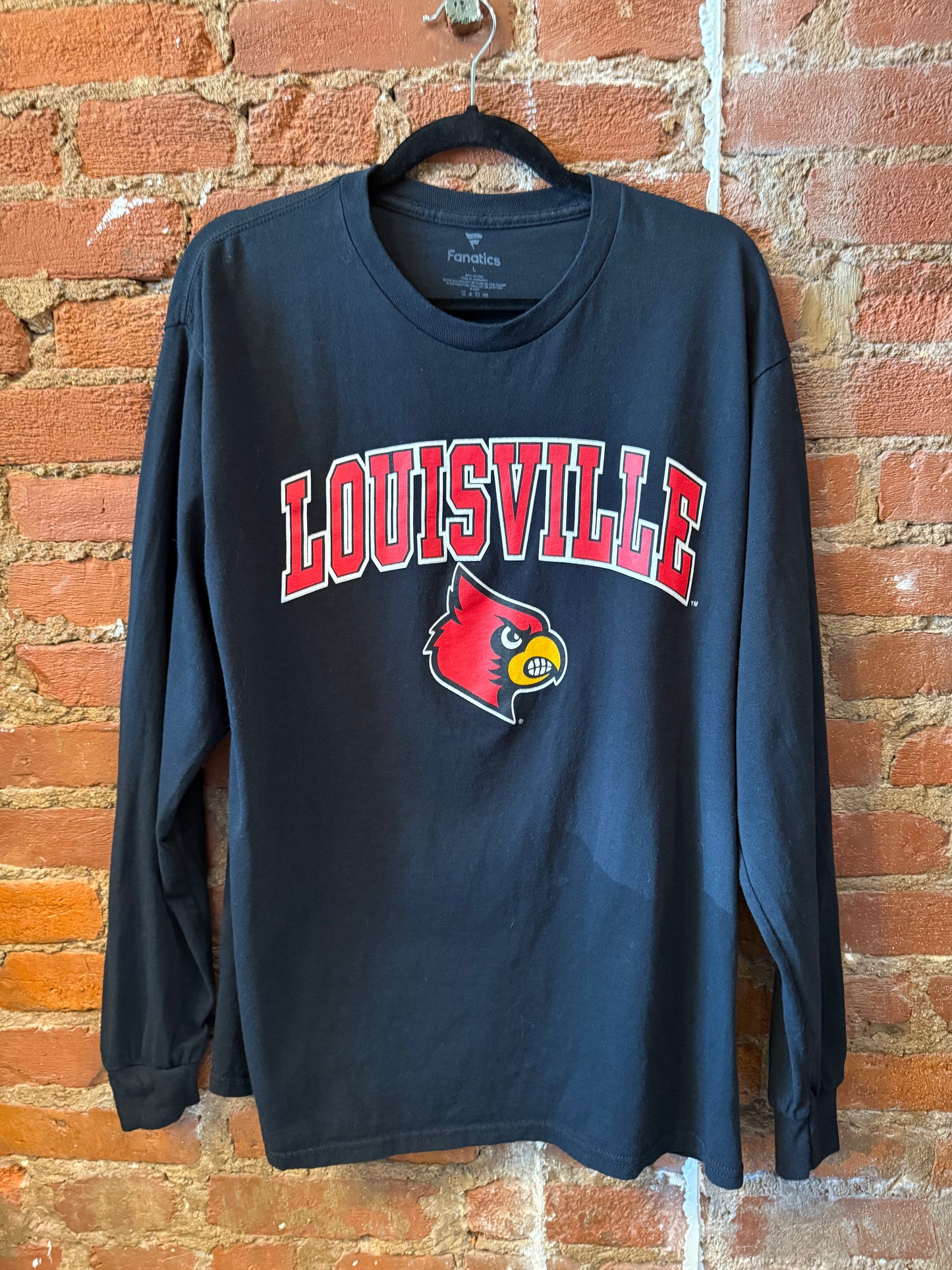 UofL LS Black Tshirt