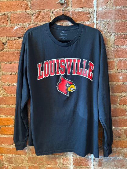 UofL LS Black Tshirt