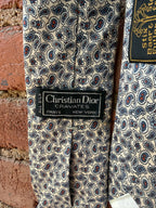 Christian Dior Silk Paisley Tie