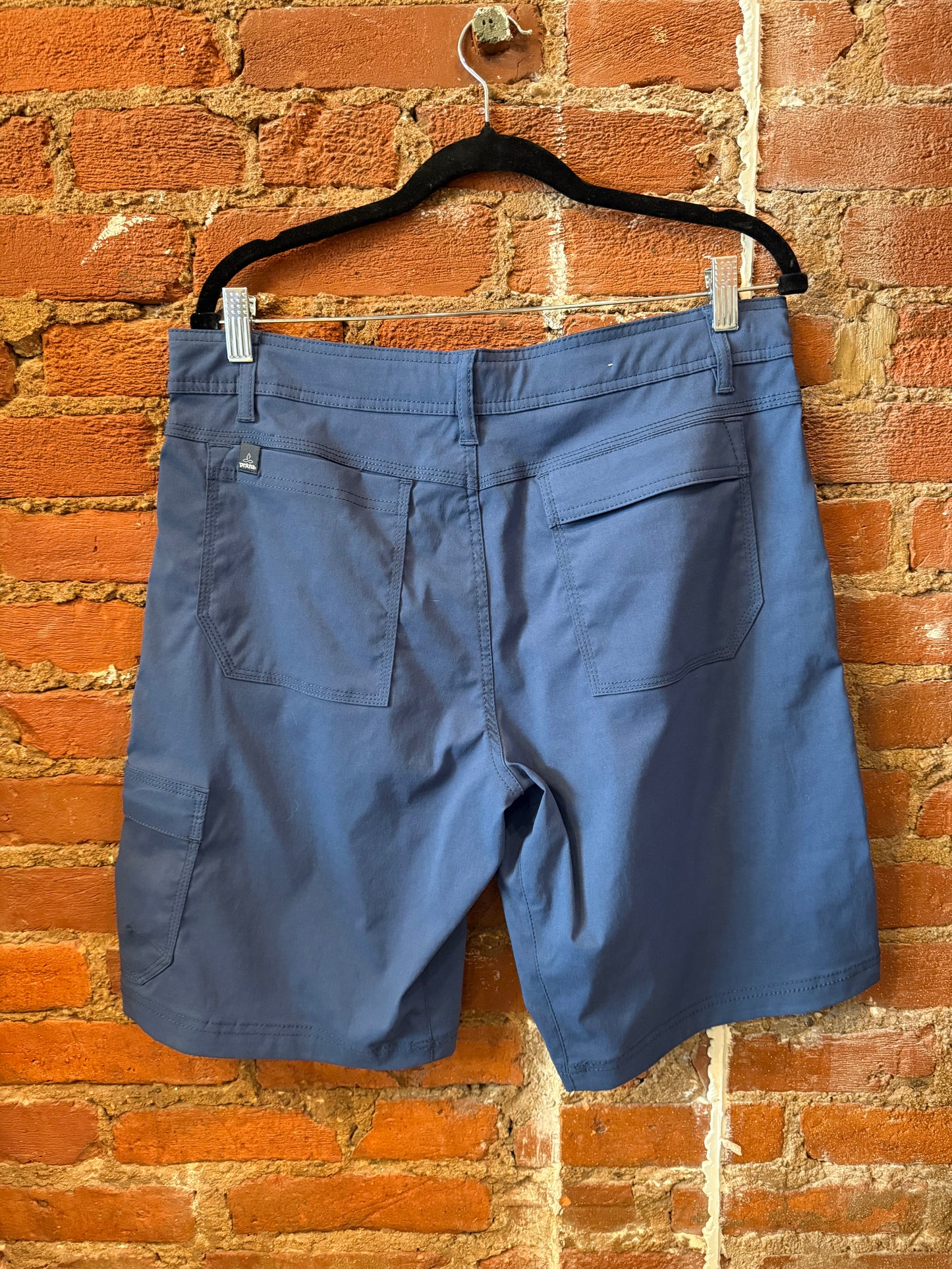 Prana Navy Cargo Shorts
