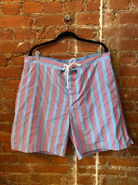 Blue & Pink Striped Swim